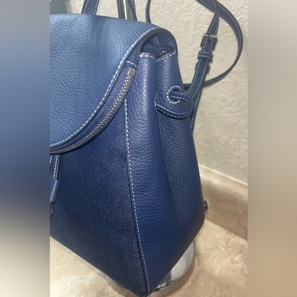 Kate Spade New York Leila Denim Medium Flap Backpack, NWT - Picture 4 of 16